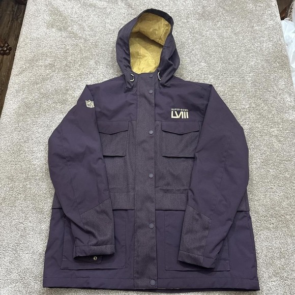 2024 NFL Super Bowl LVIII Las Vegas Staff Full-Zip Jacket Large - Picture 1 of 8